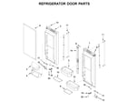 KitchenAid KRFF305EWH02 refrigerator door parts diagram