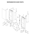 Refrigerator door parts