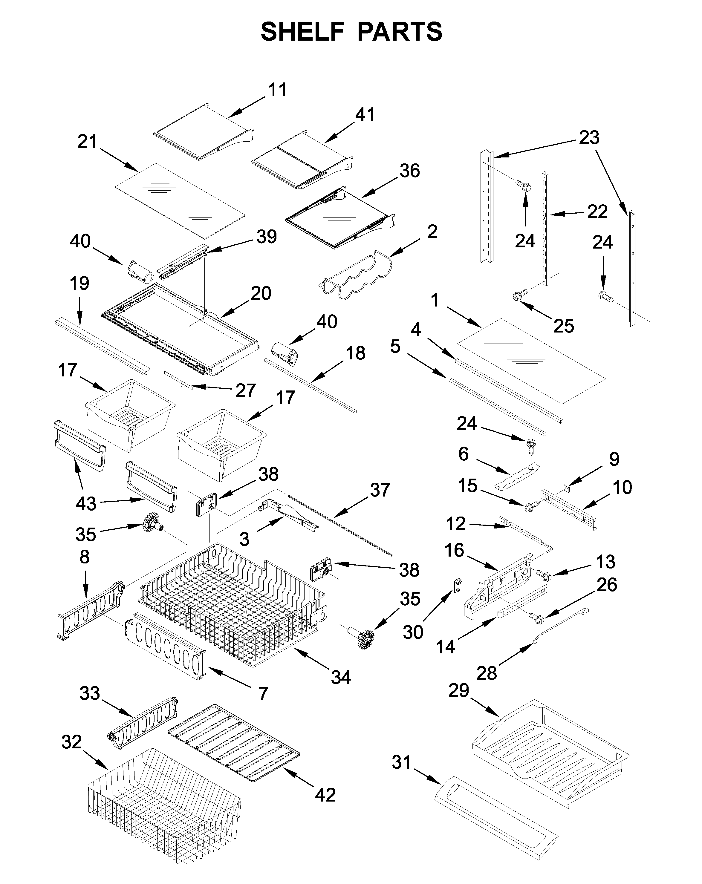 SHELF PARTS