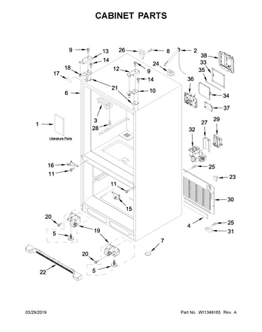 Cabinet parts
