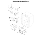 KitchenAid KRFC302EPA02 refrigerator liner parts diagram