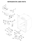 Refrigerator liner parts