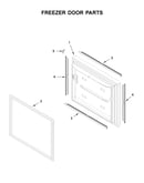 Freezer door parts
