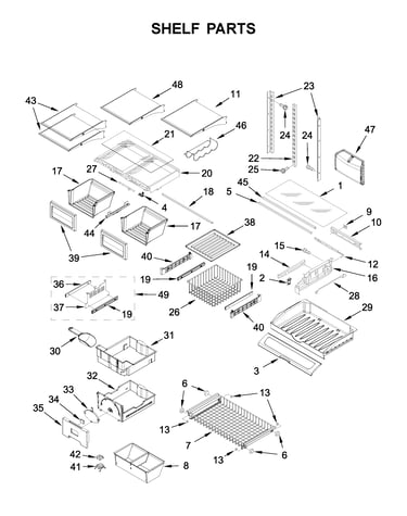 Shelf parts