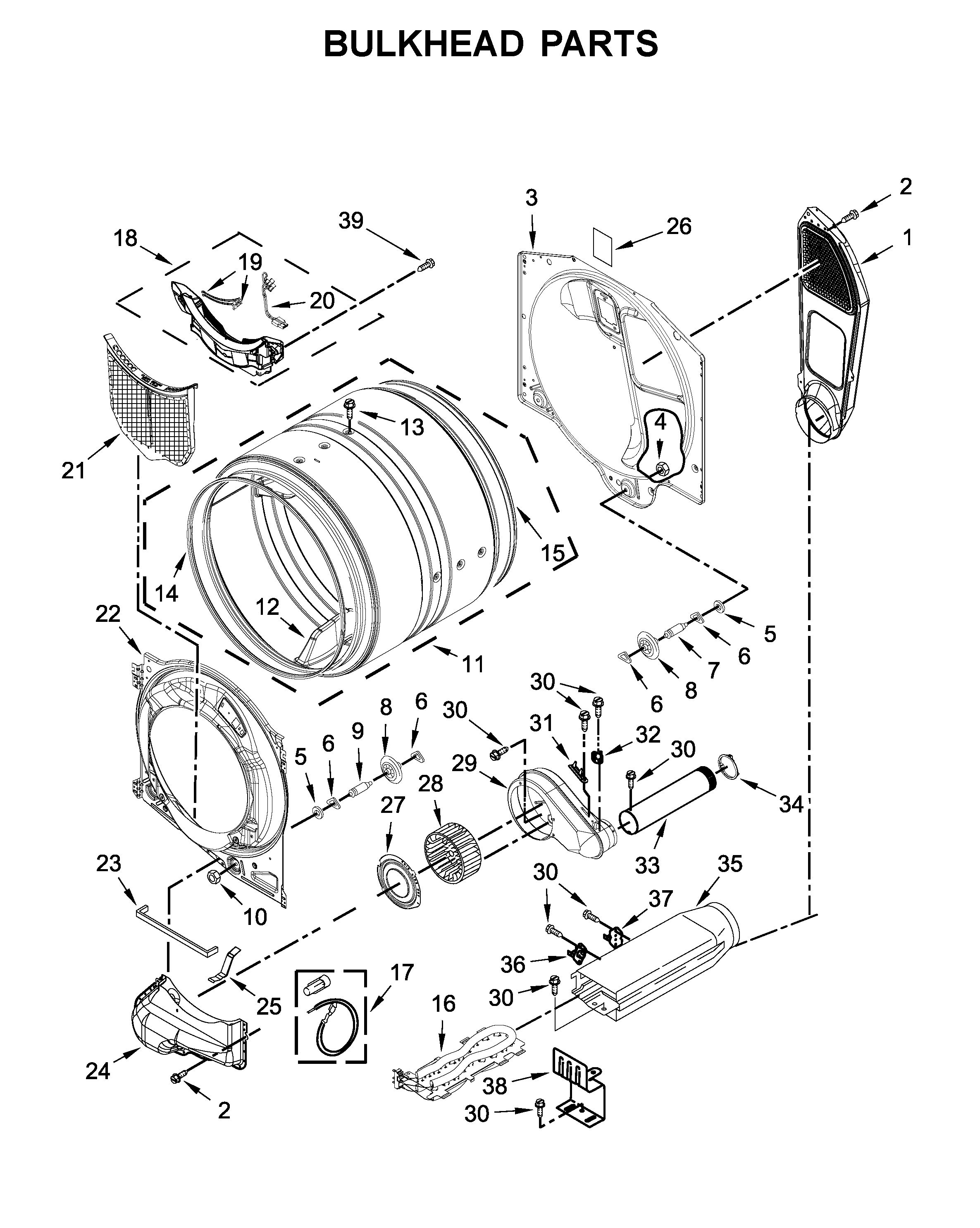 Bulkhead parts