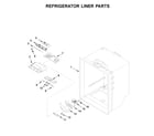 Whirlpool WRFA32SMHN01 refrigerator liner parts diagram