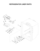 Refrigerator liner parts