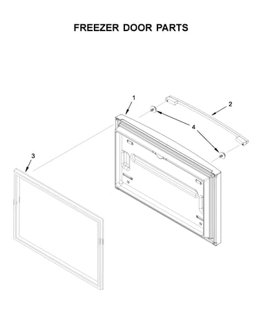 Freezer door parts