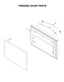 Freezer door parts