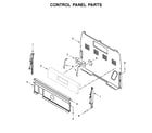 Whirlpool YWFE520S0FS2 control panel parts diagram