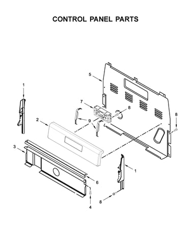 Control panel parts