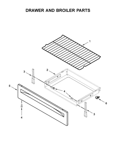 Drawer and broiler parts