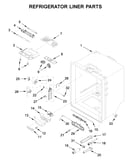 Refrigerator liner parts