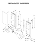 Refrigerator door parts