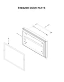 Freezer door parts