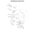 KitchenAid KRFF302EBS01 refrigerator liner parts diagram
