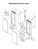 Refrigerator door parts