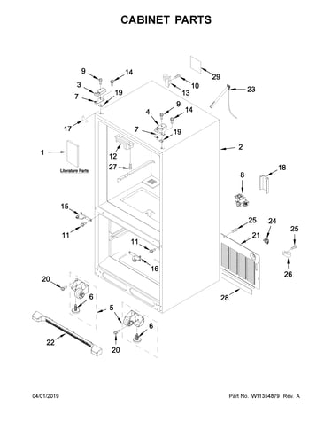 Cabinet parts
