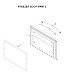 Freezer door parts