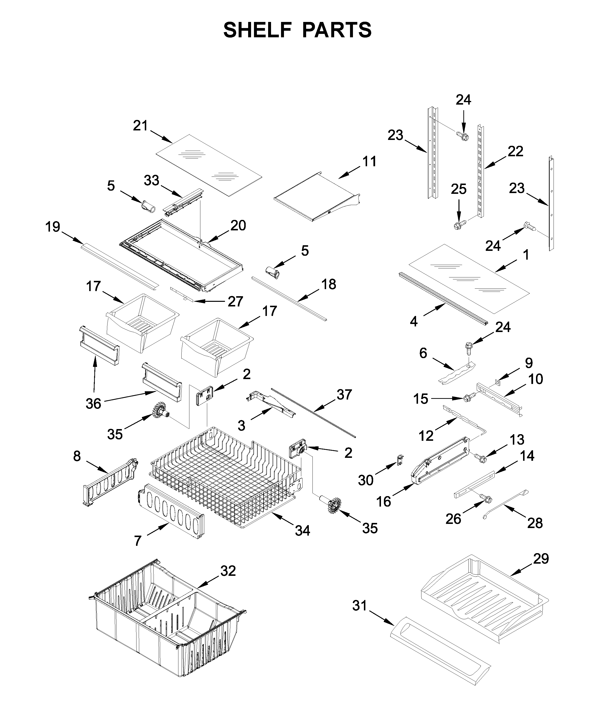 SHELF PARTS