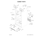 Whirlpool WRF532SMHZ02 cabinet parts diagram