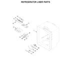 Whirlpool WRF532SMHZ02 refrigerator liner parts diagram