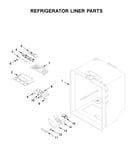 Refrigerator liner parts