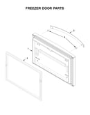 Freezer door parts