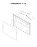 Freezer door parts