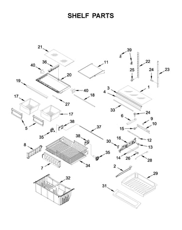 Shelf parts