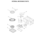 KitchenAid KMBP100ESS02 internal microwave parts diagram