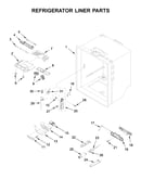 Refrigerator liner parts