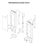 Refrigerator door parts