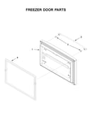 Freezer door parts