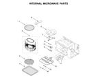 KitchenAid KMBP107ESS02 internal microwave parts diagram