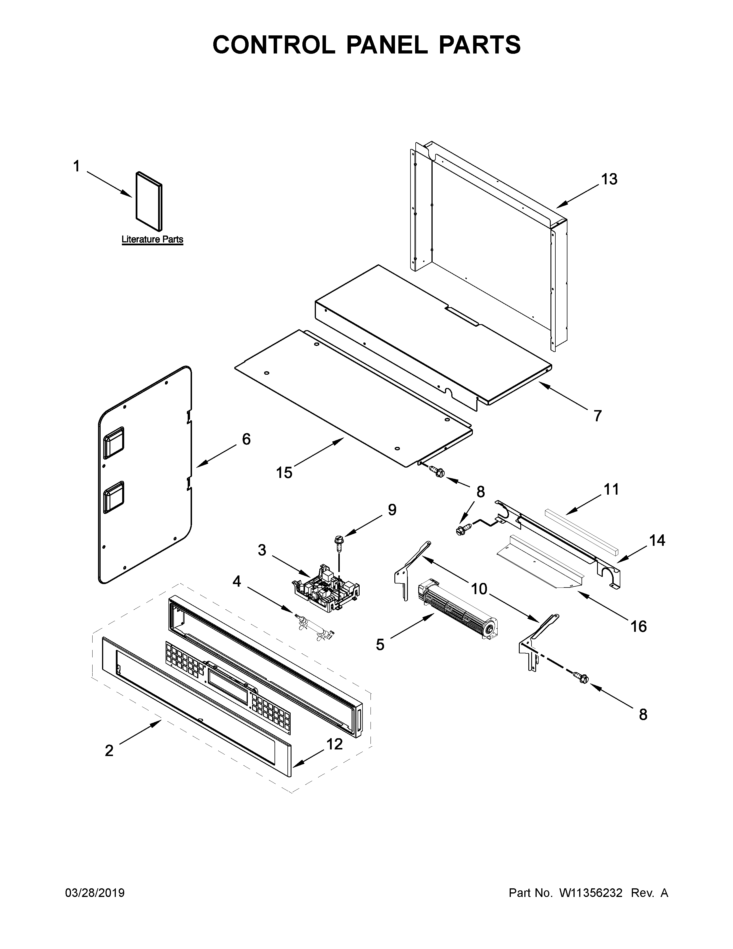 CONTROL PANEL PARTS