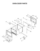 Oven door parts