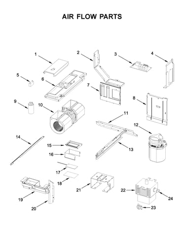 Air flow parts