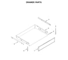 Maytag YMER8800HK0 drawer parts diagram