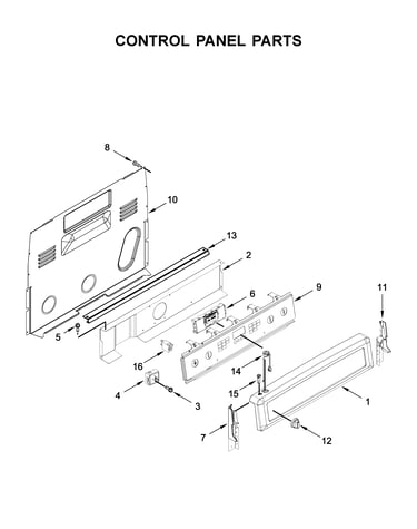 Control panel parts