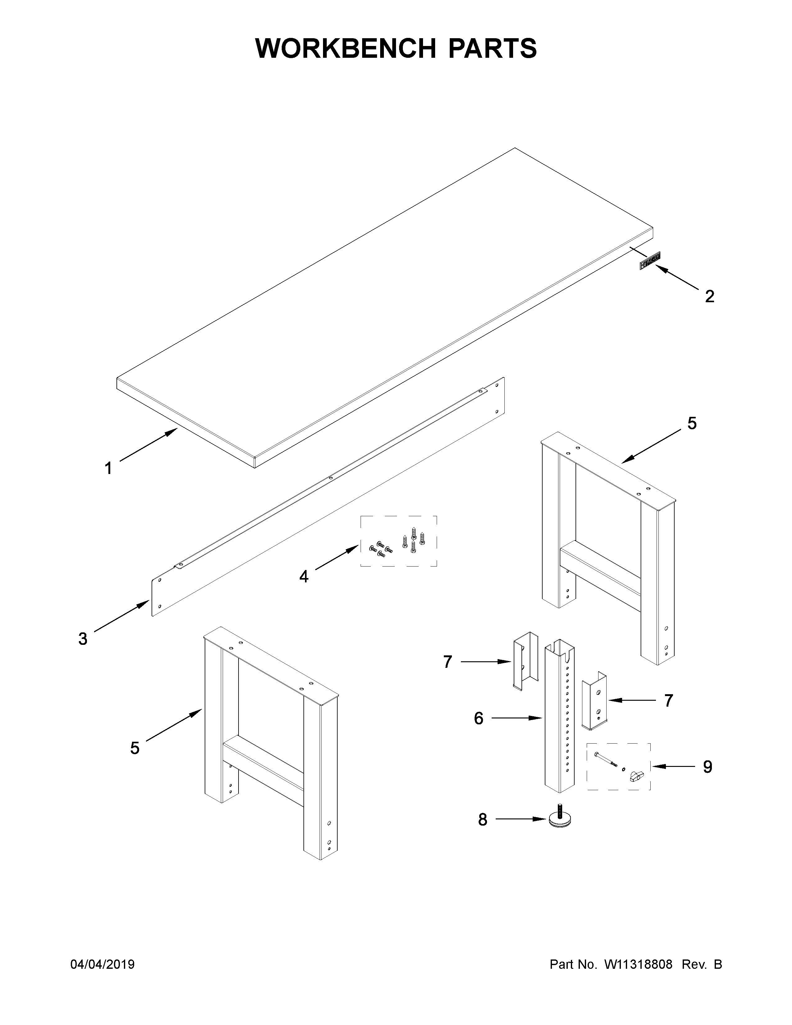 Workbench parts