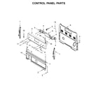 Whirlpool YWFC310S0ES3 control panel parts diagram