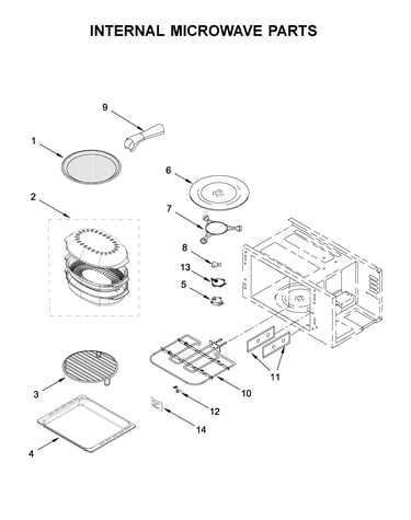 Internal microwave parts