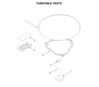 Whirlpool WML75011HV6 turntable parts diagram