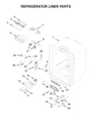 Refrigerator liner parts