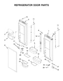 Refrigerator door parts