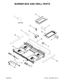 Burner box and grill parts