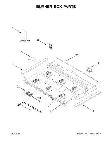 Burner box parts
