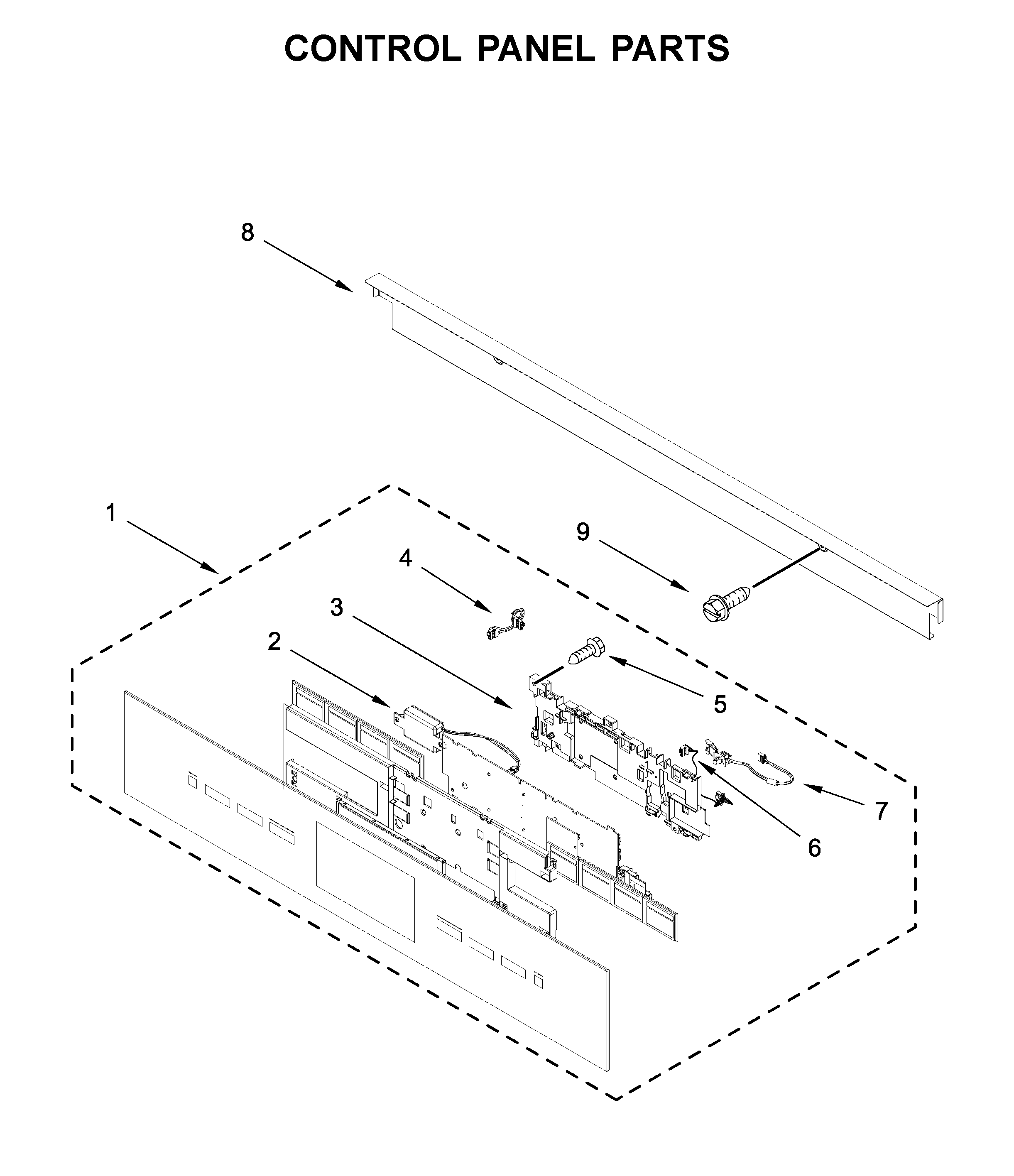 Control panel parts