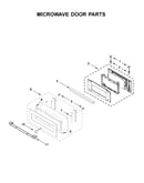 Microwave door parts